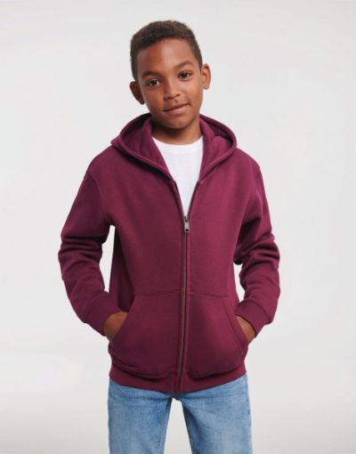 Детски суичър с цип Russell Authentic